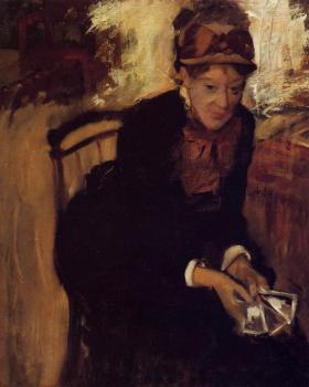 埃德加 德加 Portrait of Mary Cassatt